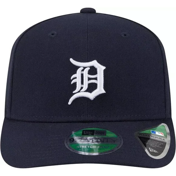 NEW Detroit Tigers New Era 2025 Postseason 9SEVENTY Stretch Snapback Hat Navy - Picture 5 of 7